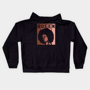 Black Queen Black Girl Magic Black Girls Melanin Gift Kids Hoodie